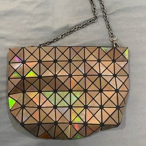 Baobao like crossbody metallic finish